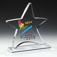 7581S (Screen Print), 7581L (Laser), 7581P (4Color Process) - Moving Star Award